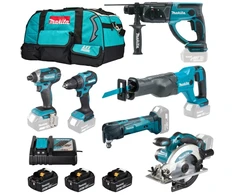 Akumuliatorinių įrankių rinkinys MAKITA DLX6135TX1
