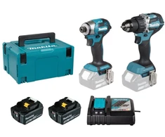 Akumuliatorinių įrankių rinkinys MAKITA DLX2574TJ