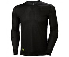Apatiniai marškinėliai HELLY HANSEN Lifa Crewneck, juodi 3XL