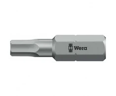 Atsuktuvo antgalis WERA 840/1 Z Hex-Plus BO 5/64" x 25 mm