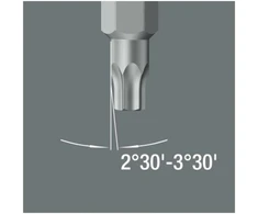 Atsuktuvo antgalis WERA 867/1 Z TORX W TX15x25mm