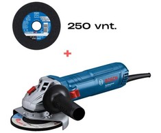 Bosch Pjovimo diskai PFERD EHT 125-1,6 SG Steelox, 250vnt. su priedu