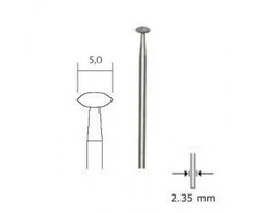 Grąžtas Deimantinė šlifavimo freza 5.0 mm PROXXON