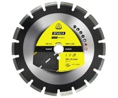 Deimantinis pjovimo diskas asfaltui KLINGSPOR DT 602 A Supra 300mm