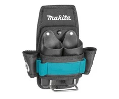 Makita Sutvirtintas 3-jų skyrių įrankių dėklas su tvirtinimu plaktukui. Kabinamas prie diržo. E-15285