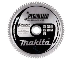 Makita T.C.T. pjūklas 260X2.15X30mm 15° T75 EFFICUT klijuotoms plokštėms E-12201