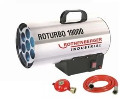 Dujinis šildytuvas ROTHENBERGER Roturbo 19000 18,5kW su priedais