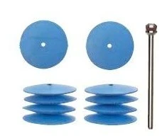 Elastiniai gaubti poliravimo diskeliai Ø22mm (10vnt.) PROXXON