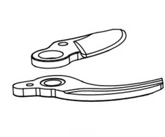 Flex Accessories Peilių komplektas sekatoriui FLEX GPS 35 18-EC
