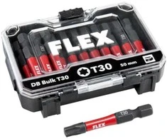 Flex Accessories Smūginių antgalių rinkinys FLEX DB T30 50mm