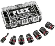Flex Accessories Smūginių galvučių rinkinys FLEX IPS D10-19 1/2"