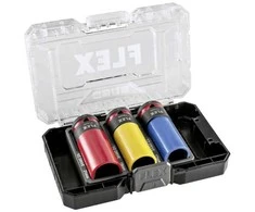 Flex Accessories Smūginių galvučių rinkinys FLEX IPS D17-21 1/2"
