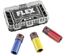Flex Accessories Smūginių galvučių rinkinys FLEX IPS D17-21 1/2"