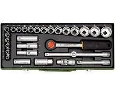 Galvučių rinkinys 1/2" 29 dalių PROXXON