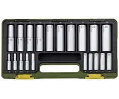 Galvučių rinkinys 1/4"+1/2" 20 dalių PROXXON