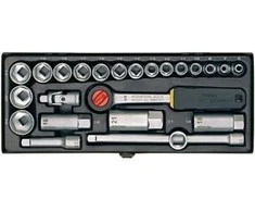 Galvučių rinkinys 3/8" 24 dalių PROXXON