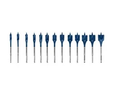 Bosch „EXPERT Self Cut Speed“ plunksninių grąžtų rinkinys 10 / 12 / 13 / 14 / 16 / 18 / 20 / 22 / 24 / 25 / 28 / 30 / 32 mm 13 vnt. (2608900336)