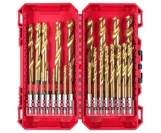 Grąžtas Milwaukee Accessories 25 dalių metalo grąžtų rinkinys MILWAUKEE ShockWave 1/4" HSS-G TIN