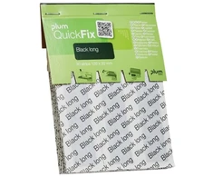 Ilgi pleistrai PLUM QuickFix Juodas, 30 vnt.