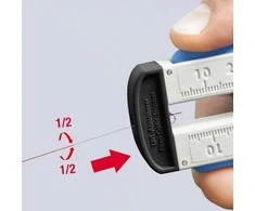 Kabelio nuizoliavimo įrankis KNIPEX 1285110SB