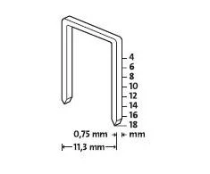 Kabės BECK 53 C NK 4 mm (5000vnt.)
