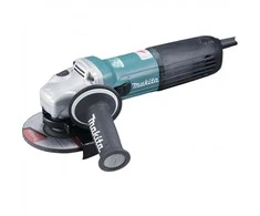 Makita GA5040CF01 Kampinis šlifuoklis, 1400 W, 125 mm, SJS², 2800-11000 min-1, antivibracinė šoninė rankena