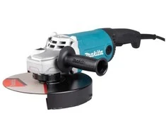 Makita GA9090N1 Kampinis šlifuoklis, 2200 W, 230 mm, 5,3kg, antivibracinė šoninė rankena