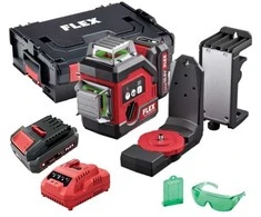 Kryžminis lazerinis nivelyras FLEX ALC 3/360-G/R 12V Set