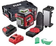 Kryžminis lazerinis nivelyras FLEX ALC 3/360-G/R 12V Set