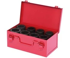 KS Tools 8 dalių šešiakampių smūginių galvučių rinkinys KS TOLLS 24-38mm 1"