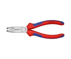 Laidų kirpimo-nužievinimo replės KNIPEX