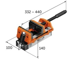 Magnetiniai spaustuvai FEIN Versamag 100mm