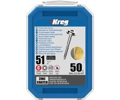 Maxi-Lock varžtai stambiu sriegiu KREG SML-C2-50-INT 51mm, 50vnt.