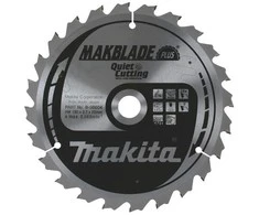 Makita T.C.T. pjūklas MAKBLADE PLUS 216X2.4X30mm 5° T48 B-08632 T.C.T • 216 x30 mm • T48 • 5° • Medienai