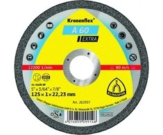 Metalo pjovimo diskas KLINGSPOR A60 Extra Ø125x1mm