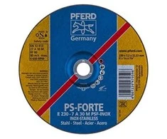 Metalo šlifavimo diskas PFERD PSF INOX E230-7 A30 M