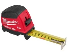 Milwaukee Accessories Profesionali plačios juostos ruletė MILWAUKEE 8mx35mm