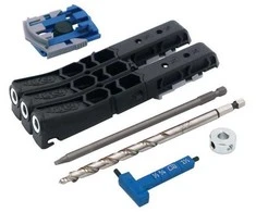 Paslėptų sujungimų gręžimo rinkinys KREG Micro Pocket-Hole Jig 230