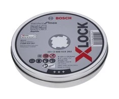 Bosch X-LOCK standartinis Inox 10vnt. × 125 × 1 mm