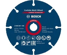 Bosch Pjovimo diskas GWS 12V-76, 76x10x1 mm