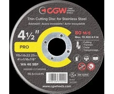 Pjovimo diskas CGW T-1 230*2.0 WA36 SBF Inox