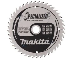 Makita T.C.T. pjūklas SPECIALIZED 165X1.45X20mm 23° T44 B-53746 T.C.T • 165 x20 mm • T44 • 23° • Medienai/MDF/laminatui