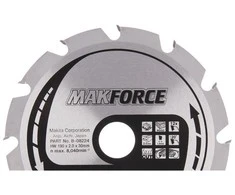 Makita T.C.T. pjūklas MAKFORCE 190X2X30mm 20° T12 B-08224 T.C.T • 190 x30 mm • T12 • 20° • Medienai