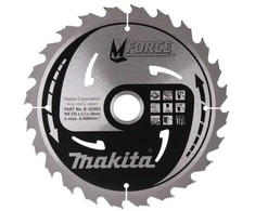 Makita T.C.T. pjūklas M-FORCE 235X2.3X30mm 15° T24 B-32063 T.C.T • 235 x30 mm • T24 • 15° • Medienai