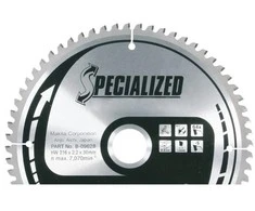 Makita T.C.T. pjūklas SPECIALIZED 235X2.3X30mm 18° T48 B-09519 T.C.T • 235 x30 mm • T48 • 18° • Medienai/Medienai su vinimis