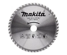 Makita T.C.T. pjūklas 235X2.5X30mm 12° T48 D-59140 T.C.T • 235 x30 mm • T48 • 12° • Medienai