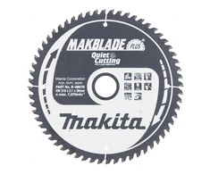 Makita T.C.T. pjūklas MAKBLADE PLUS 216X2.1X30mm 5° T60 B-08676 T.C.T • 216 x30 mm • T60 • 5° • Medienai
