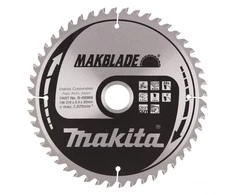 Makita T.C.T. pjūklas MAKBLADE 216X2.4X30mm 5° T48 B-08969 T.C.T • 216 x30 mm • T48 • 5° • Medienai