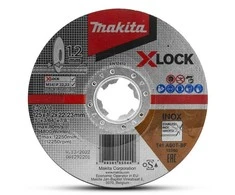 Makita Pjovimo diskas 125X1,2MM, X-LOCK (A60T), INOX E-00418