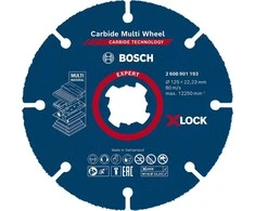 Bosch X-LOCK Carbide MultiWheel 125 x 1 mm